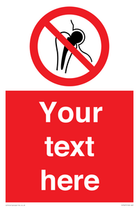 Custom prohibition No metallic implants